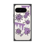 プレミアムスクエアケース with Pixelsnap［ PAINTING SMILE Purple ］