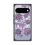 プレミアムスクエアケース with Pixelsnap［ PAINTING SMILE Purple ］
