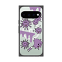 プレミアムスクエアケース with Pixelsnap［ PAINTING SMILE Purple ］