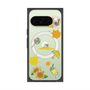 プレミアムスクエアケース with Pixelsnap［ DRAWING PAPER Yellow ］