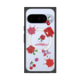 プレミアムスクエアケース with Pixelsnap［ DRAWING PAPER Red ］