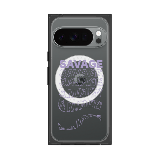 プレミアムスクエアケース with Pixelsnap［ SAVAGE Purple ］