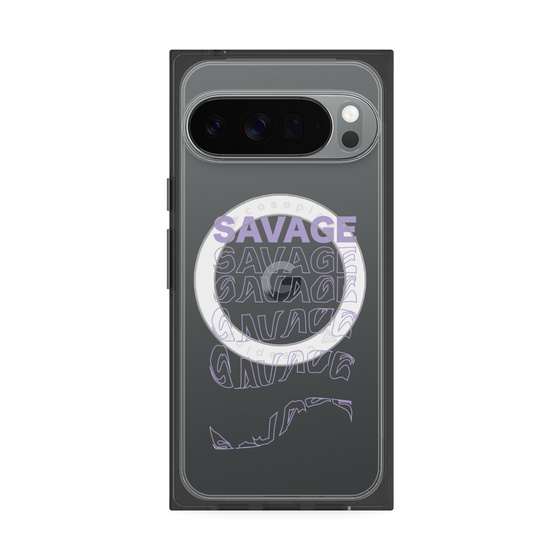 プレミアムスクエアケース with Pixelsnap［ SAVAGE Purple ］