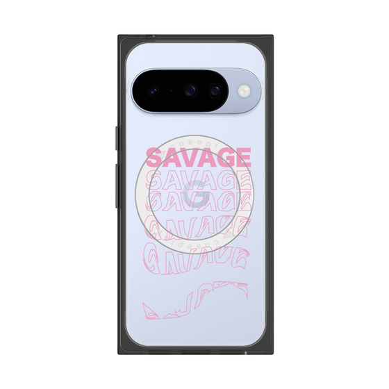 プレミアムスクエアケース with Pixelsnap［ SAVAGE Pink ］