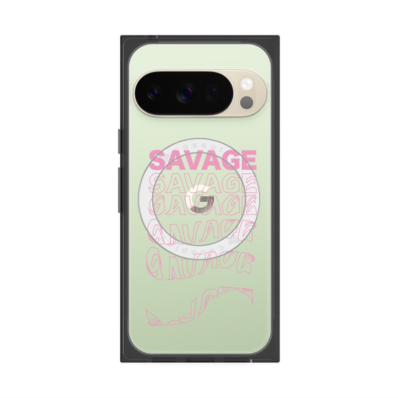 プレミアムスクエアケース with Pixelsnap［ SAVAGE Pink ］