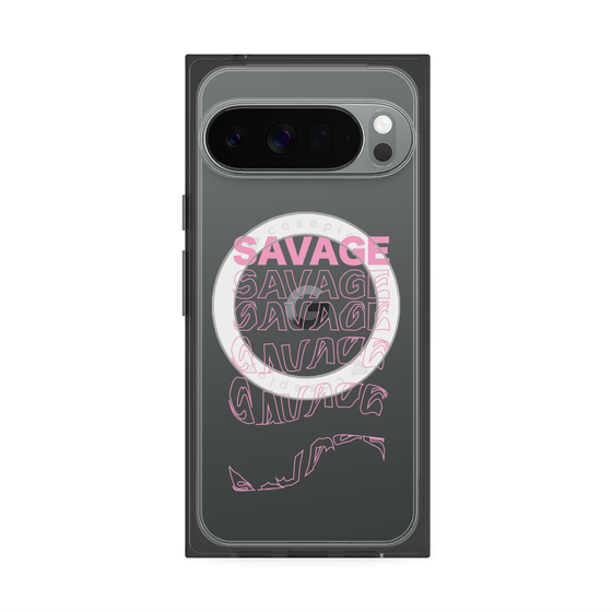 プレミアムスクエアケース with Pixelsnap［ SAVAGE Pink ］