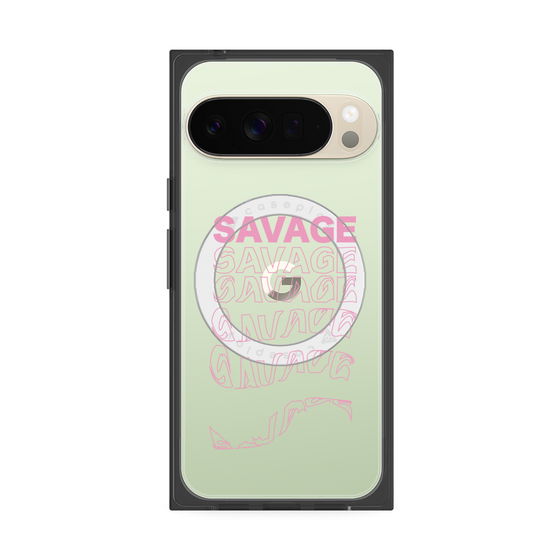 プレミアムスクエアケース with Pixelsnap［ SAVAGE Pink ］