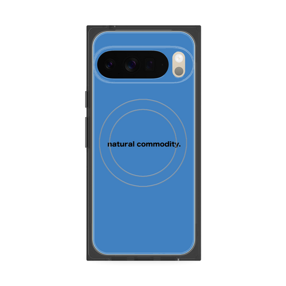 プレミアムスクエアケース with Pixelsnap［ NATURAL COMMODITY Blue ］