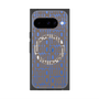 プレミアムスクエアケース with Pixelsnap［ LANVIN en Bleu - Logo Pattern - Black ］