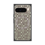 プレミアムスクエアケース with Pixelsnap［ LANVIN en Bleu - Logo Pattern - Black ］