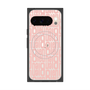 プレミアムスクエアケース with Pixelsnap［ LANVIN en Bleu - Logo Pattern - Pink ］