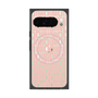 プレミアムスクエアケース with Pixelsnap［ LANVIN en Bleu - Logo Pattern - Pink ］