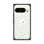 プレミアムスクエアケース with Pixelsnap［ LANVIN en Bleu - Logo Pattern - White ］