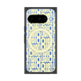 プレミアムスクエアケース with Pixelsnap［ LANVIN en Bleu - Logo Pattern - Yellow ］