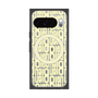 プレミアムスクエアケース with Pixelsnap［ LANVIN en Bleu - Logo Pattern - Yellow ］