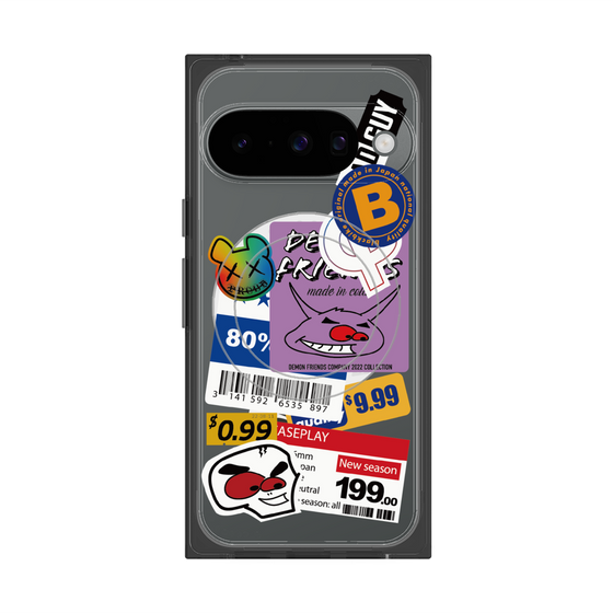 プレミアムスクエアケース with Pixelsnap［ Demon Friends Sticker .1 ］