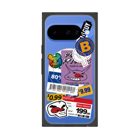 プレミアムスクエアケース with Pixelsnap［ Demon Friends Sticker .1 ］
