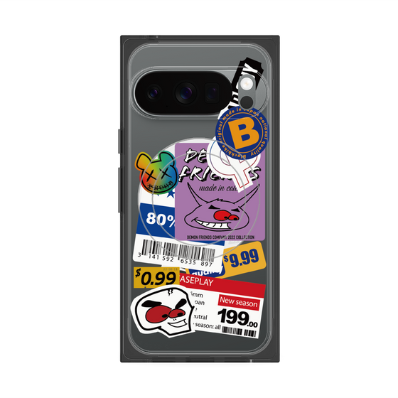 プレミアムスクエアケース with Pixelsnap［ Demon Friends Sticker .1 ］