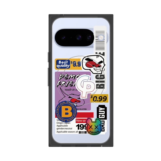 プレミアムスクエアケース with Pixelsnap［ Demon Friends Sticker .2 ］