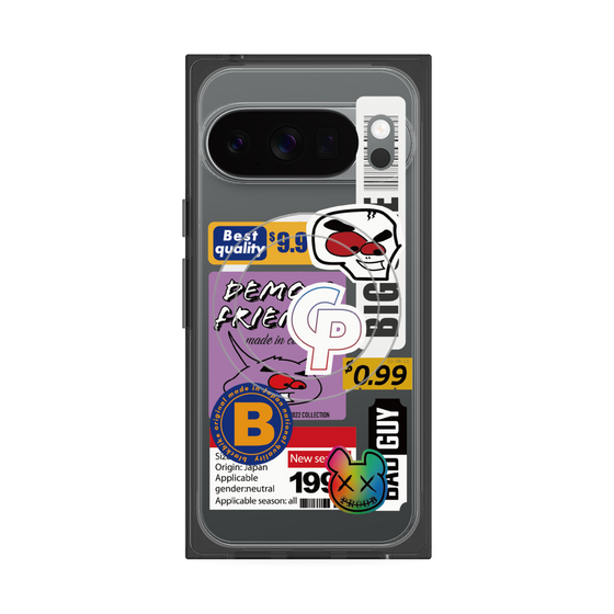プレミアムスクエアケース with Pixelsnap［ Demon Friends Sticker .2 ］
