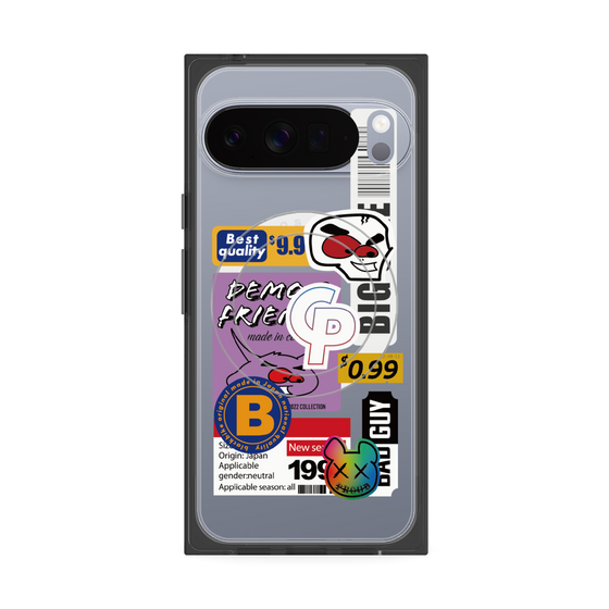 プレミアムスクエアケース with Pixelsnap［ Demon Friends Sticker .2 ］