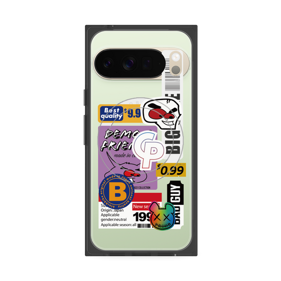 プレミアムスクエアケース with Pixelsnap［ Demon Friends Sticker .2 ］