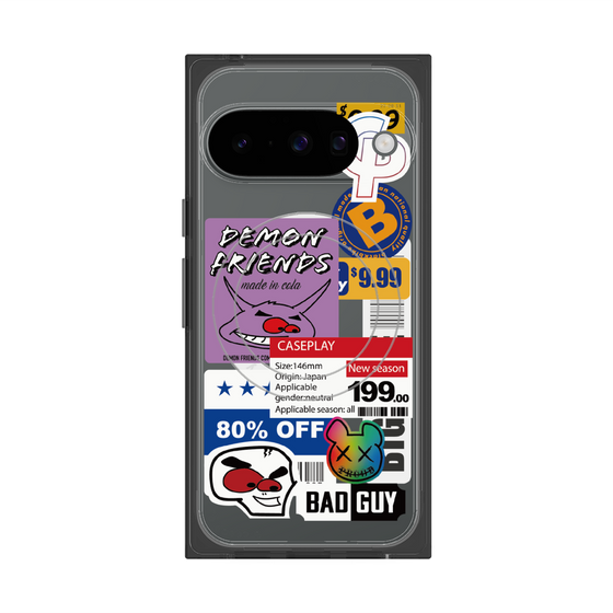 プレミアムスクエアケース with Pixelsnap［ Demon Friends Sticker .3 ］