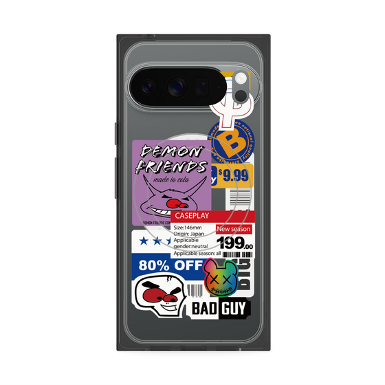 プレミアムスクエアケース with Pixelsnap［ Demon Friends Sticker .3 ］