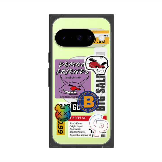 プレミアムスクエアケース with Pixelsnap［ Demon Friends Sticker .4 ］