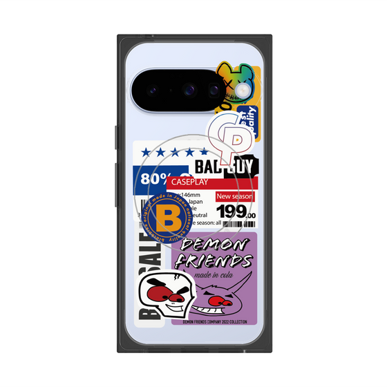 プレミアムスクエアケース with Pixelsnap［ Demon Friends Sticker .5 ］