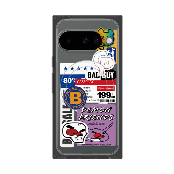 プレミアムスクエアケース with Pixelsnap［ Demon Friends Sticker .5 ］