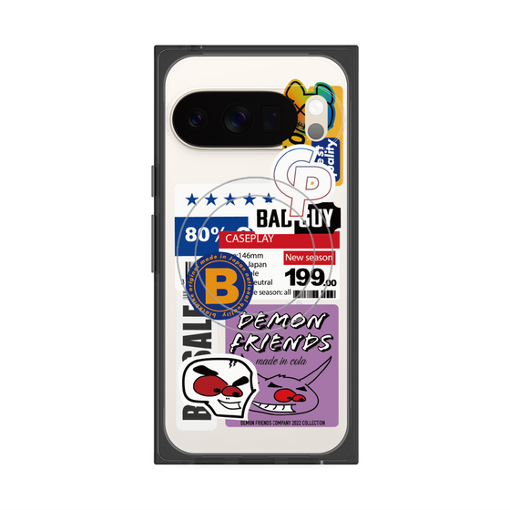 プレミアムスクエアケース with Pixelsnap［ Demon Friends Sticker .5 ］