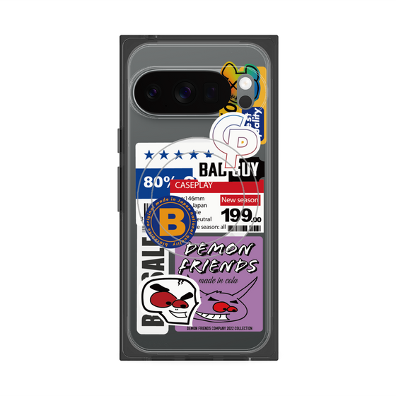 プレミアムスクエアケース with Pixelsnap［ Demon Friends Sticker .5 ］