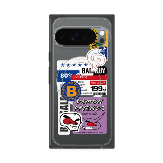 プレミアムスクエアケース with Pixelsnap［ Demon Friends Sticker .5 ］