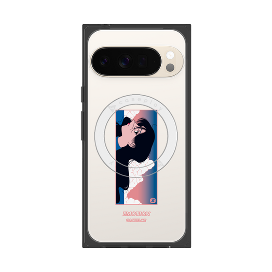 プレミアムスクエアケース with Pixelsnap［ 喜怒アイ楽 -哀- ］