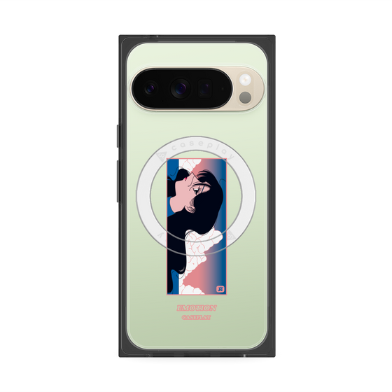 プレミアムスクエアケース with Pixelsnap［ 喜怒アイ楽 -哀- ］