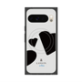 プレミアムスクエアケース with Pixelsnap［ LANVIN en Bleu Hearts Black - ランバン ハート ブラック ］
