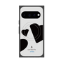 プレミアムスクエアケース with Pixelsnap［ LANVIN en Bleu Hearts Black - ランバン ハート ブラック ］
