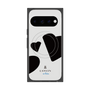 プレミアムスクエアケース with Pixelsnap［ LANVIN en Bleu Hearts Black - ランバン ハート ブラック ］