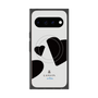 プレミアムスクエアケース with Pixelsnap［ LANVIN en Bleu Hearts Black - ランバン ハート ブラック ］