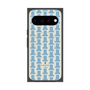 プレミアムスクエアケース with Pixelsnap［ LANVIN en Bleu Monogram Blue - ランバン ブルーモノグラム ］