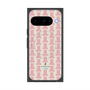 プレミアムスクエアケース with Pixelsnap［ LANVIN en Bleu Monogram Red - ランバン レッドモノグラム ］