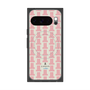 プレミアムスクエアケース with Pixelsnap［ LANVIN en Bleu Monogram Red - ランバン レッドモノグラム ］