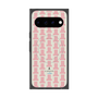 プレミアムスクエアケース with Pixelsnap［ LANVIN en Bleu Monogram Red - ランバン レッドモノグラム ］