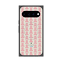 プレミアムスクエアケース with Pixelsnap［ LANVIN en Bleu Monogram Red - ランバン レッドモノグラム ］