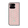 プレミアムスクエアケース with Pixelsnap［ LANVIN en Bleu Monogram Red - ランバン レッドモノグラム ］