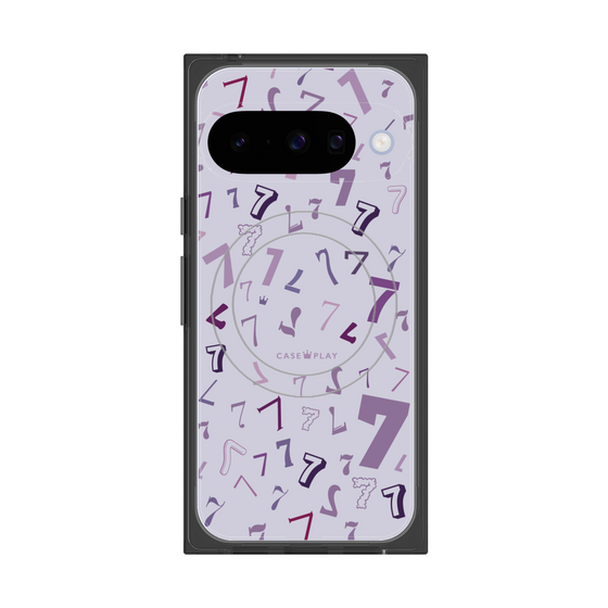 プレミアムスクエアケース with Pixelsnap［ Puple 7 - パープル・セブン ］