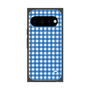 プレミアムスクエアケース with Pixelsnap［ Checkered Blue - ギンガムチェック ブルー ］