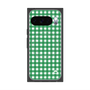 プレミアムスクエアケース with Pixelsnap［ Checkered Green - ギンガムチェック グリーン ］