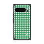 プレミアムスクエアケース with Pixelsnap［ Checkered Green - ギンガムチェック グリーン ］